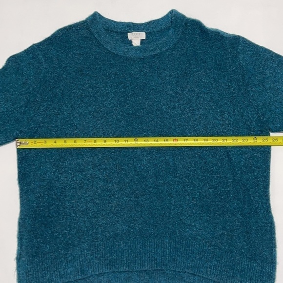 Loft Lounge Teal Green 3/4 Sleeve Sweater - Picture 8 of 11